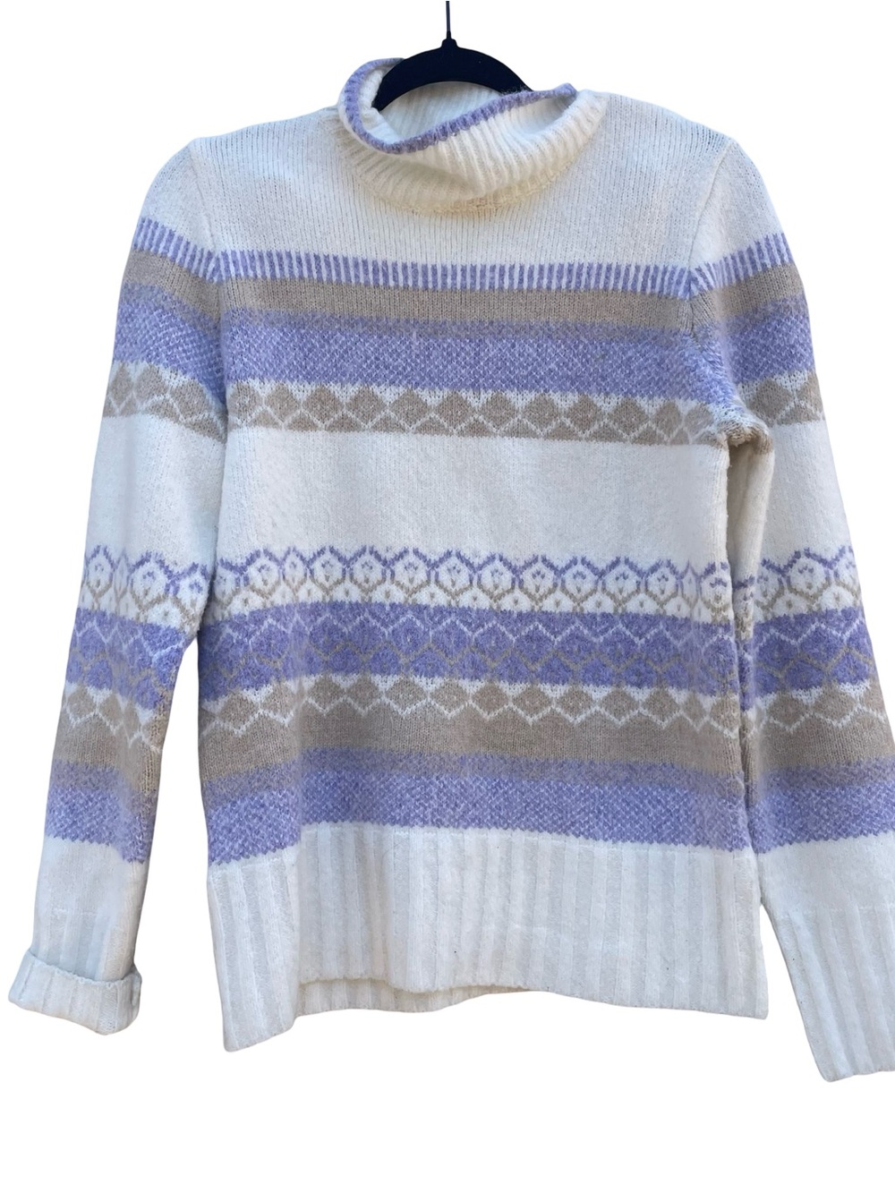 Vintage Aspen Ski mock neck Sweater Size small